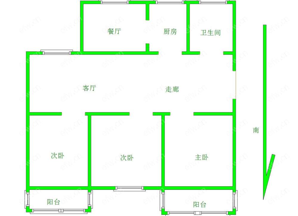 钱桥周巷新村 3室3厅