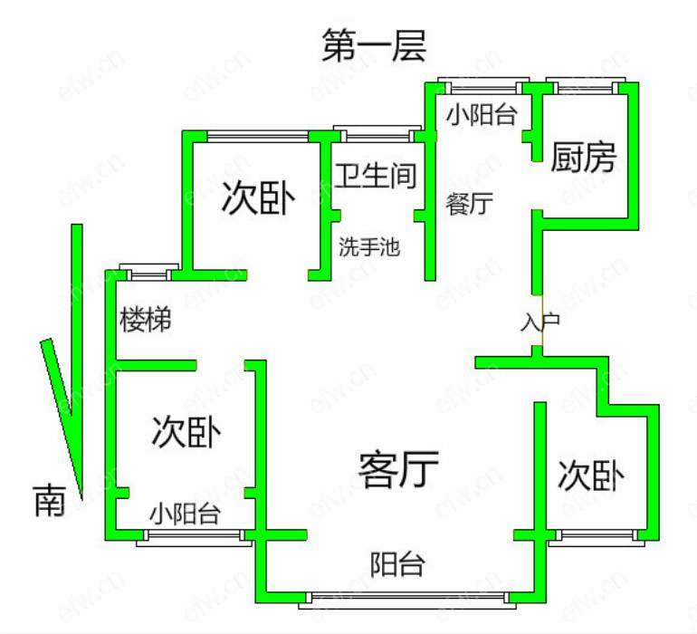 瑞城际(瑞城花园) 6室3厅