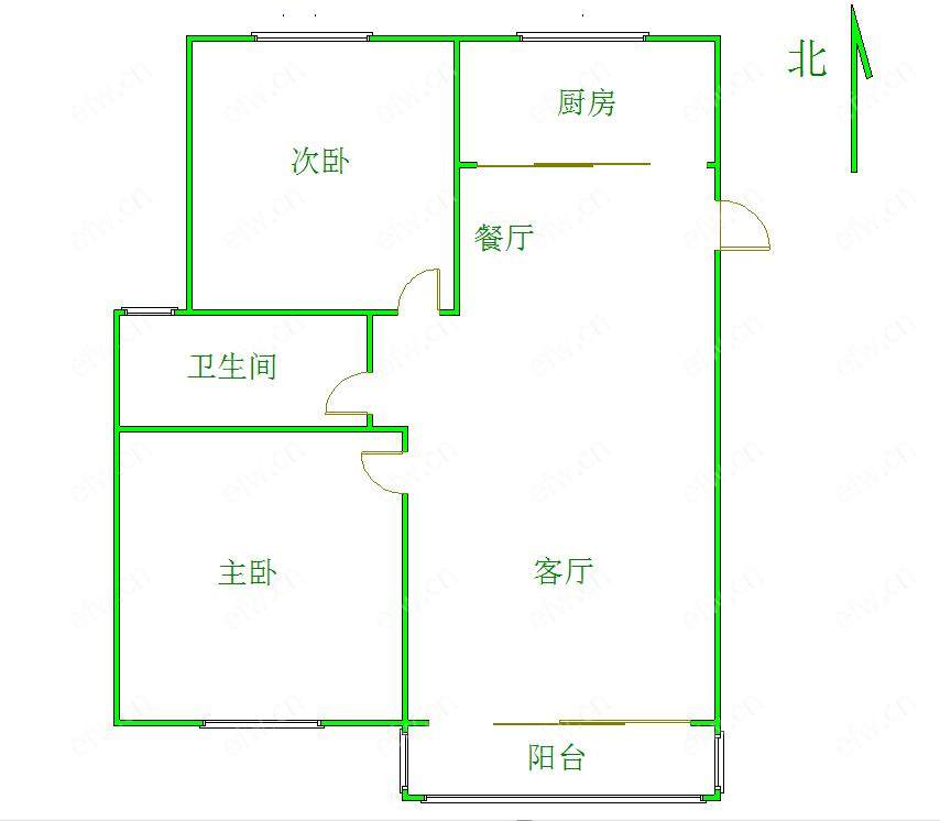 富城湾 2室2厅