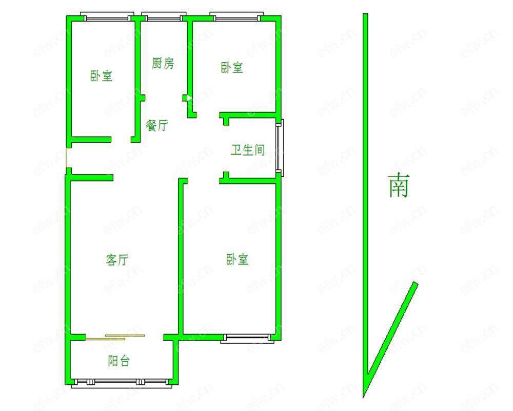 中城誉品 2室2厅