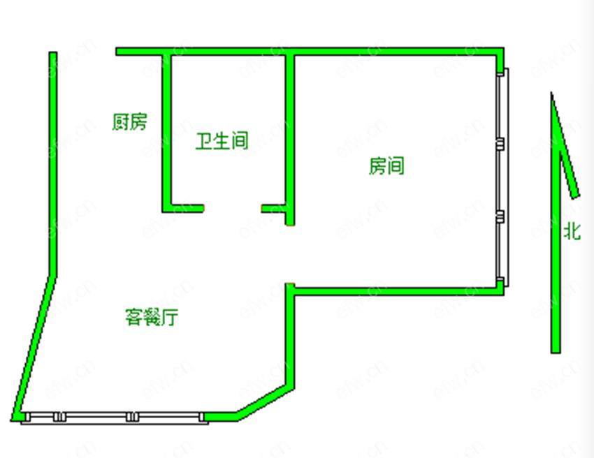 凯宾斯基(凯燕环球) 1室1厅