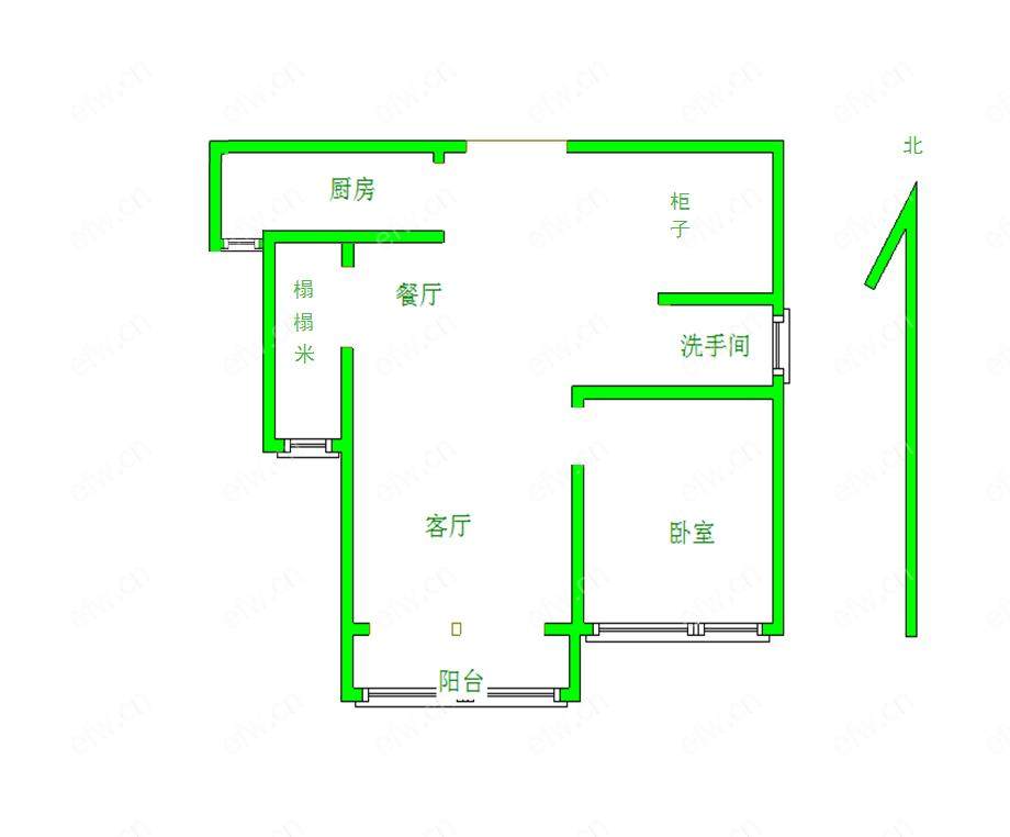 西水东 1室2厅