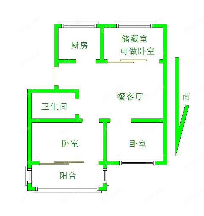 溪南新村  3室1厅