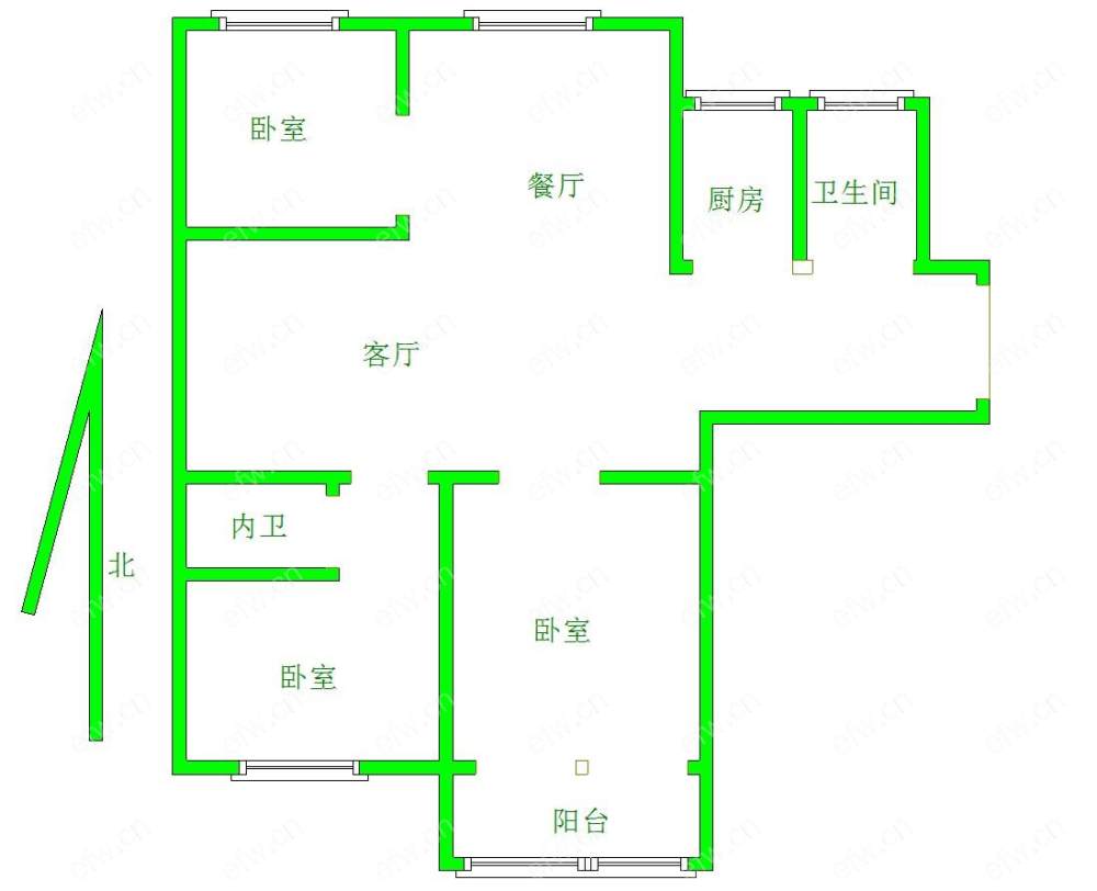 广石家园  3室2厅