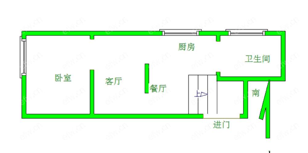 香榭花园 经典1房 东边户 全明 精装修！