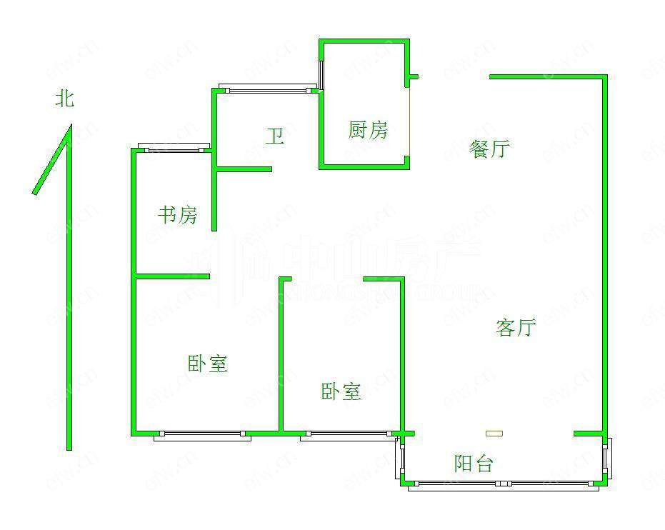 天渝骏园 3室2厅