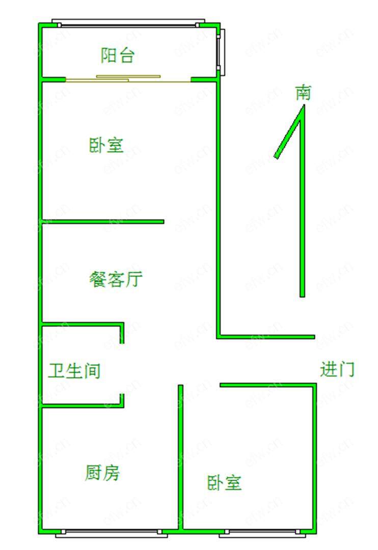 北禅寺巷 2室1厅