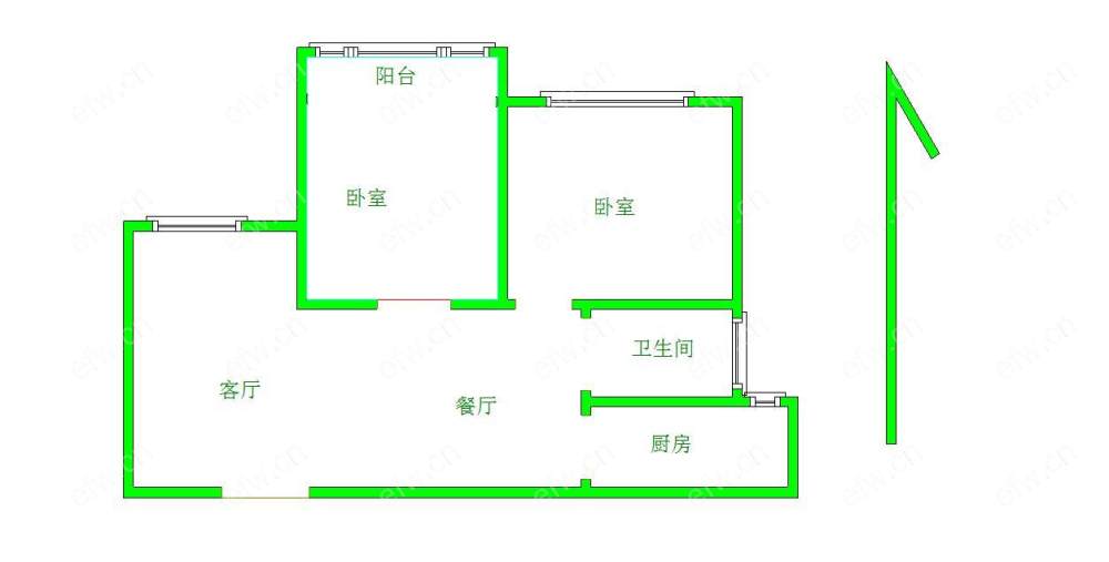 长乐苑 2室1厅