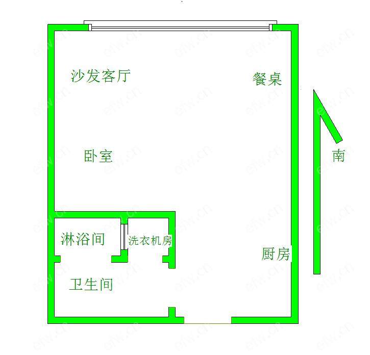 惠山万达广场 1室1厅