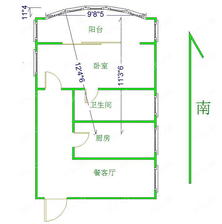 吉庆苑 1室1厅