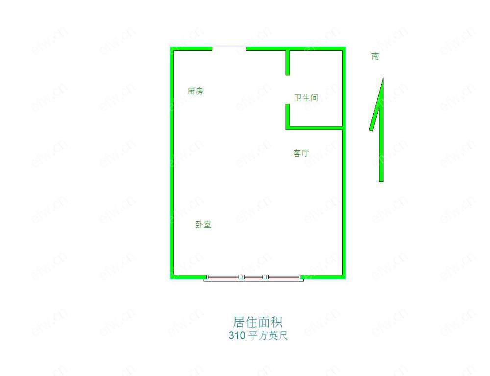 万荟城 1室1厅