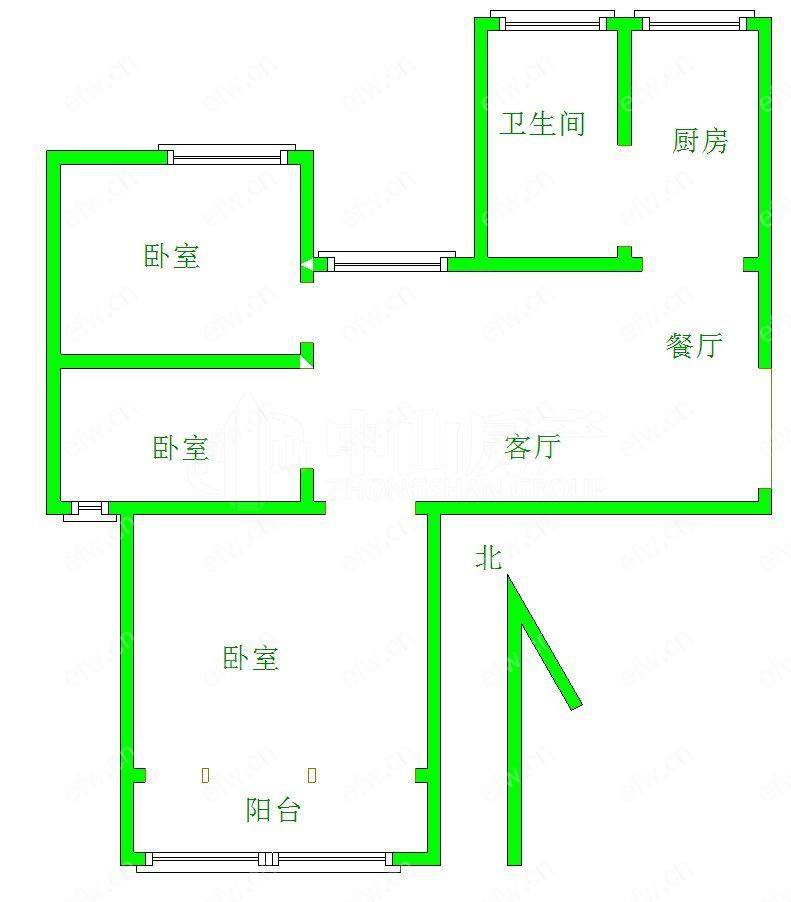龙塘家园 3室1厅