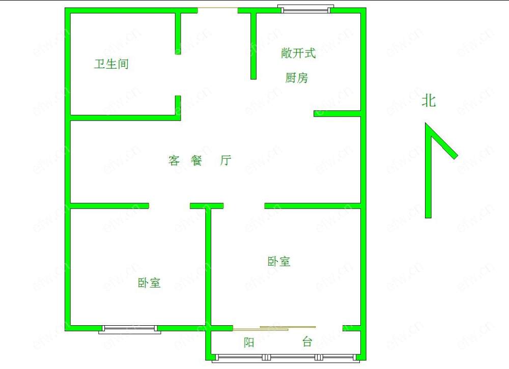 上马墩一村 2室2厅