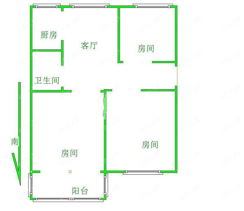 钱桥花园路 3室2厅..