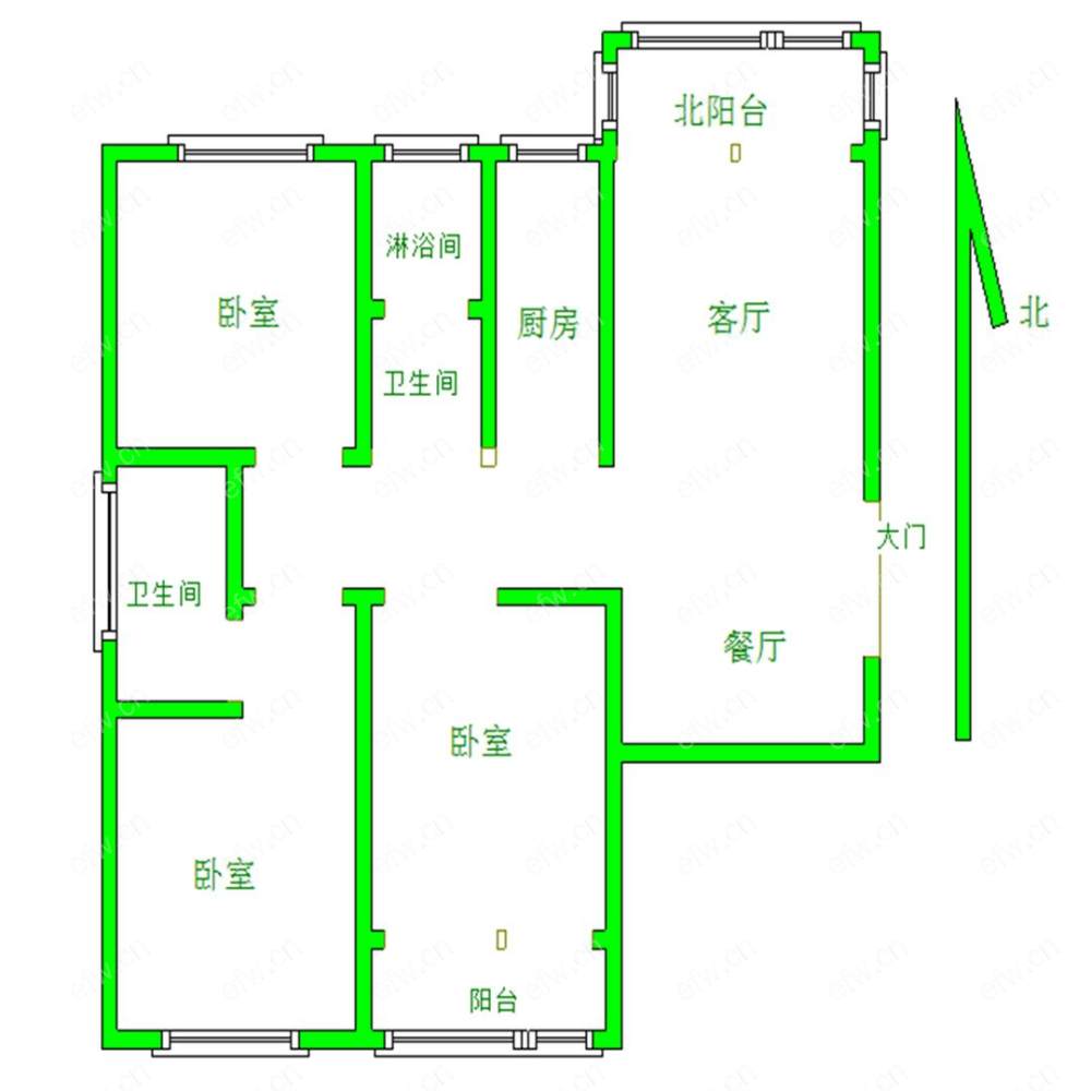 广石家园 3室2厅