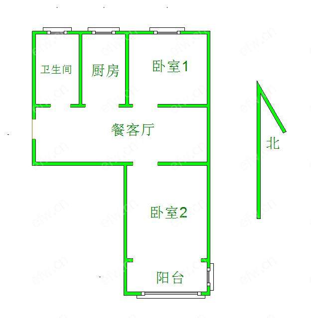 民丰里 2室1厅