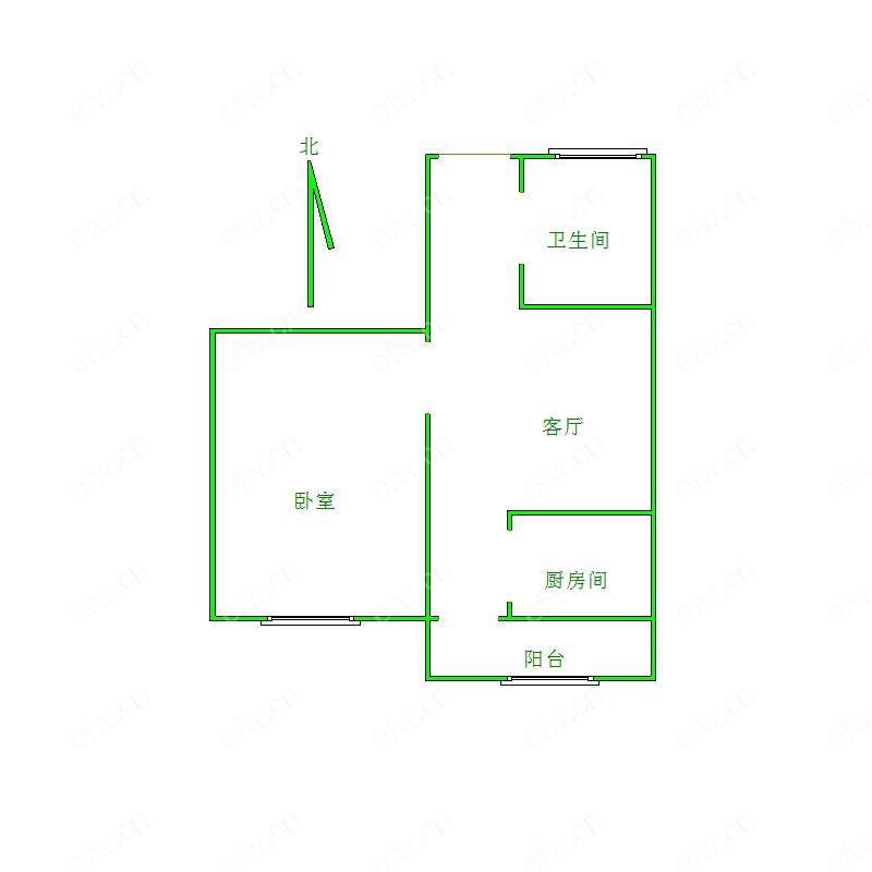 中南新村 1室1厅