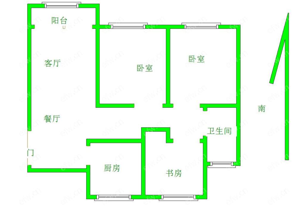 长江际花园泓园（朗庭） 3室2厅