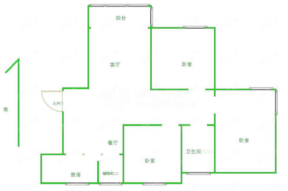 融创理想城市花园(亚美利加) 3室2厅