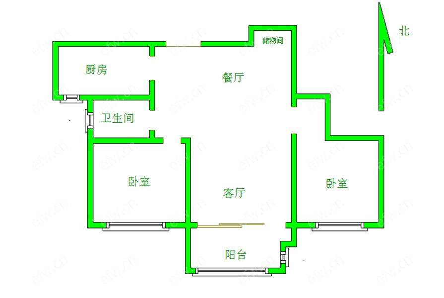 星海公馆 2室2厅诚心出售