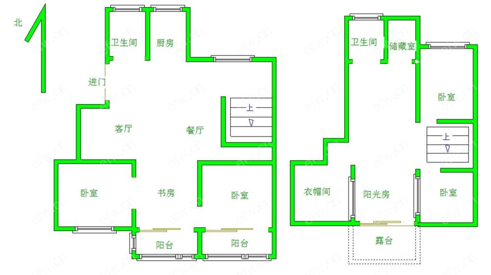 五里新村 4室2厅.顶复