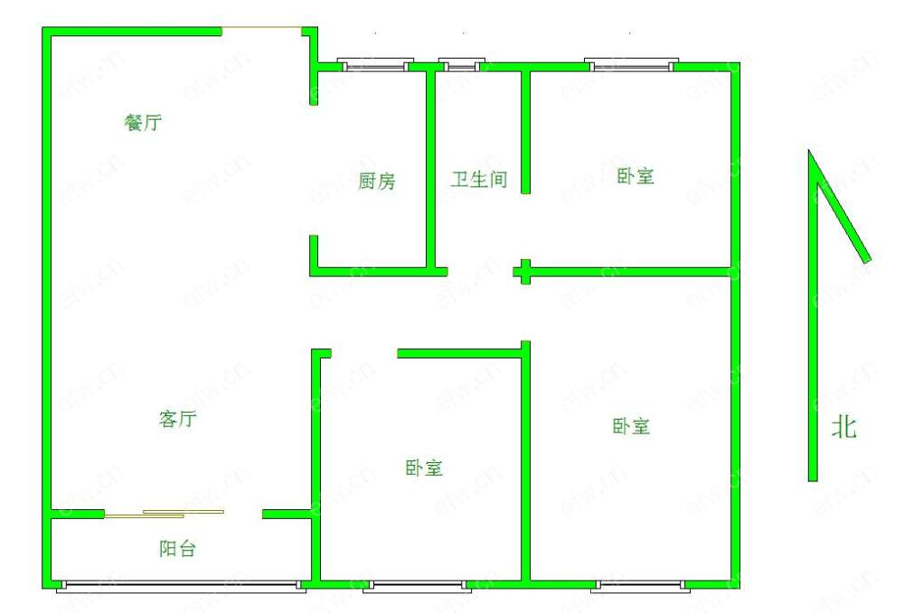 百乐和园 3室2厅