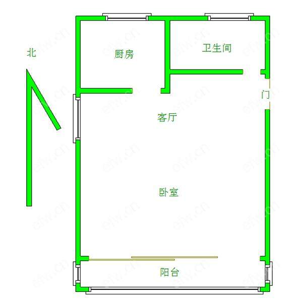 靖海新村 1室1厅