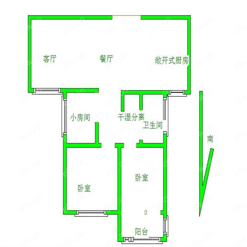 银河湾紫苑(华光堰桥项目) 3室2厅