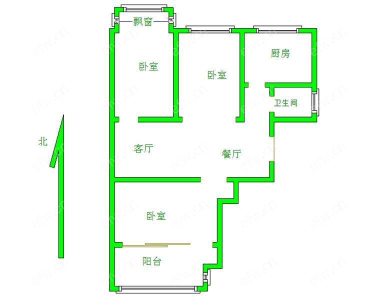 星海公馆 3室1厅