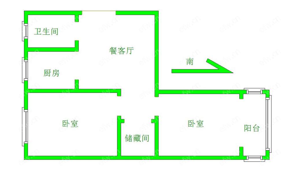 沁园新村 2室1厅