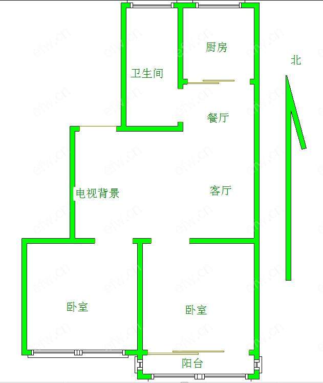 2房豪装拎包即住,扬名一村尽享优雅品质,多重阳台+飘窗