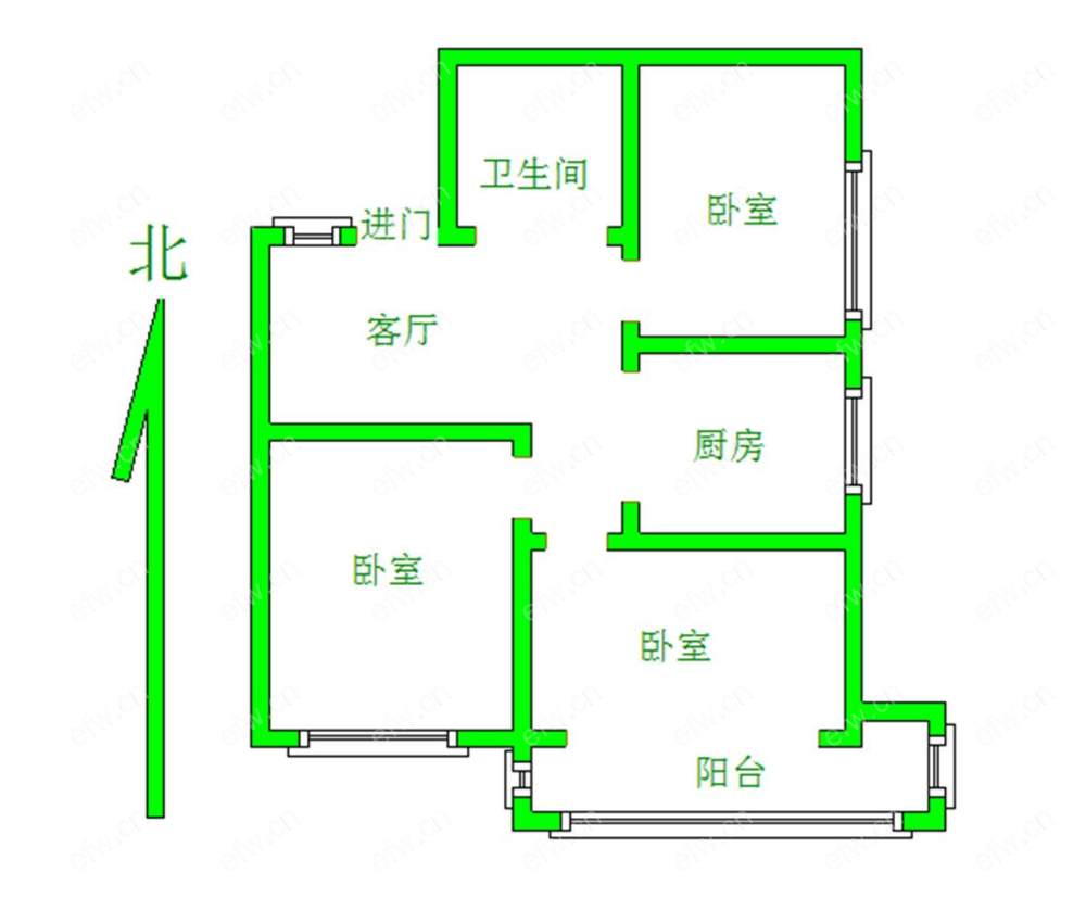 置煤浜 3室1厅，精装修