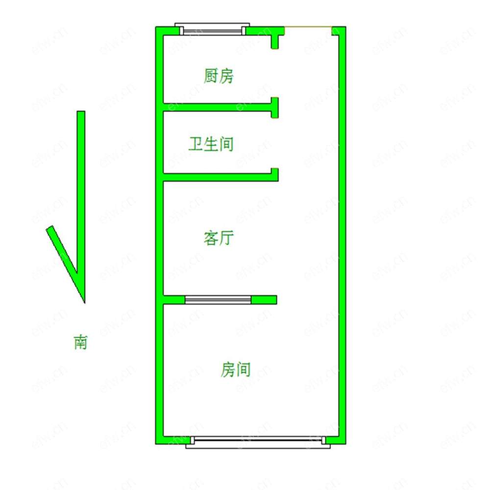 春申路55号（金马商城) 1室1厅