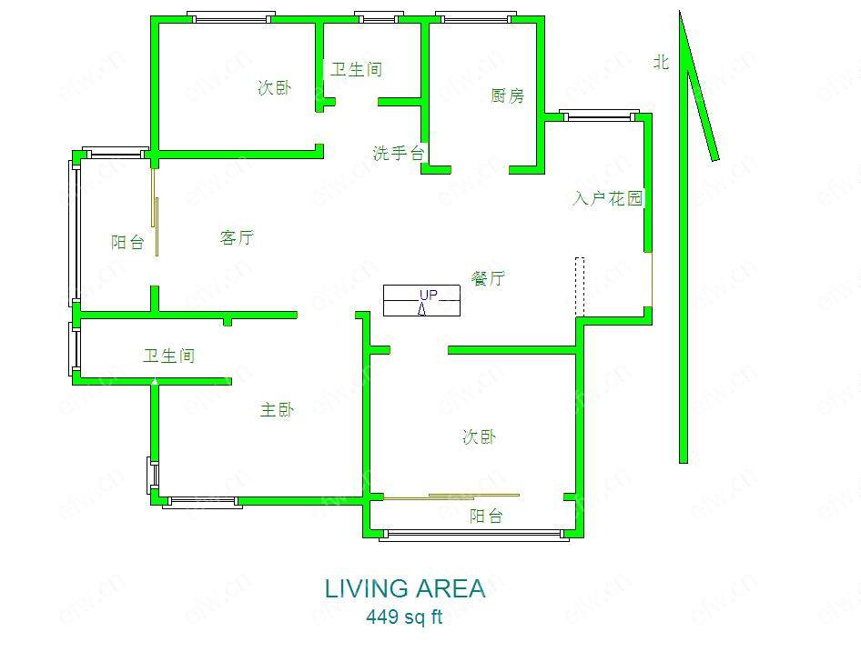 奥林匹克花园 3室2厅