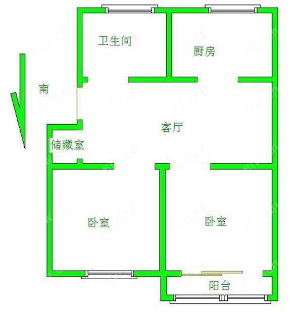 沁园新村 2室2厅