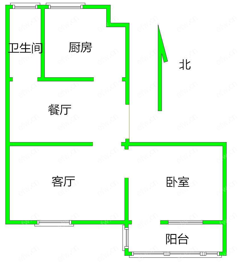 盛岸二村 2室1厅