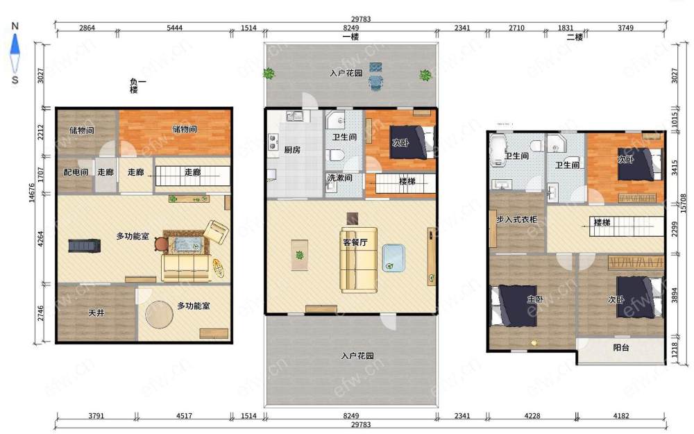 融创熙园三期(120-186) 5室3厅