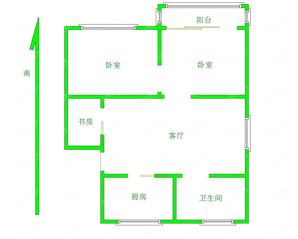 西横街(华源小区) 2室2厅