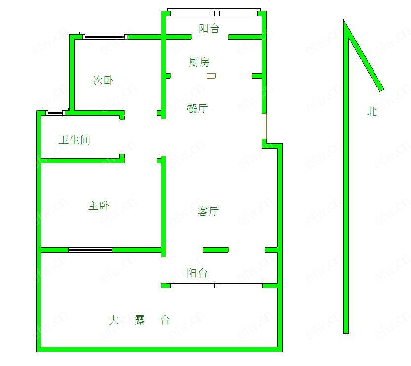 中大颐和湾（颐和湾公寓） 2室1厅