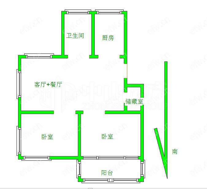 城西花园(西城纪) 2室2厅