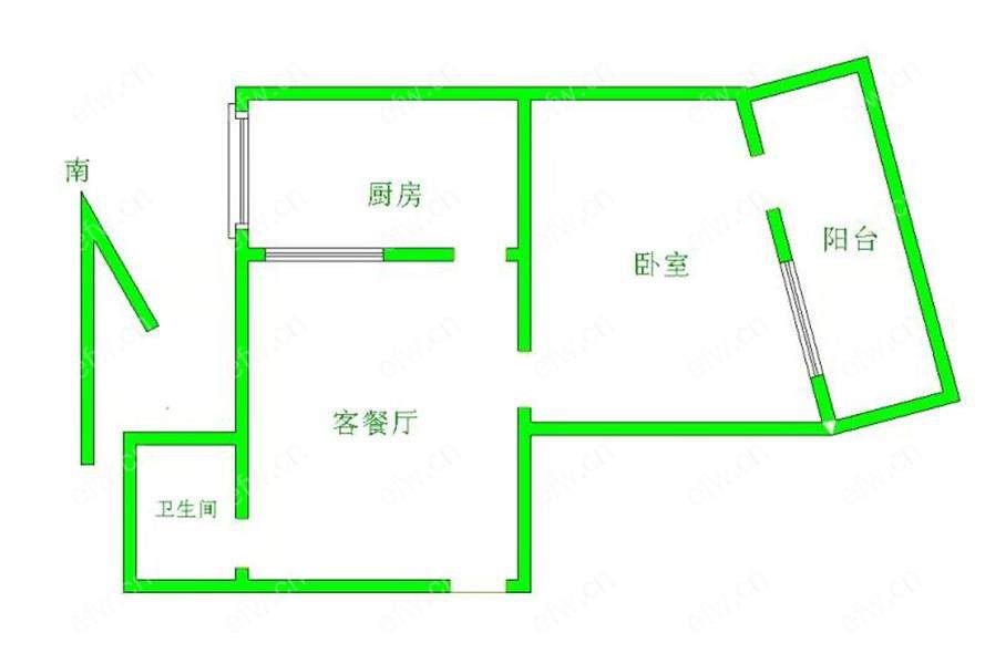 南市桥巷 ·······1室1厅
