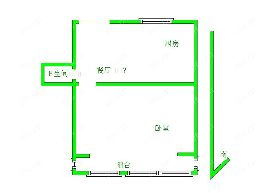 盛岸一村    1室1厅