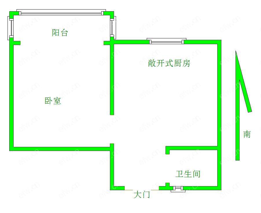 芦庄六区  1室1厅