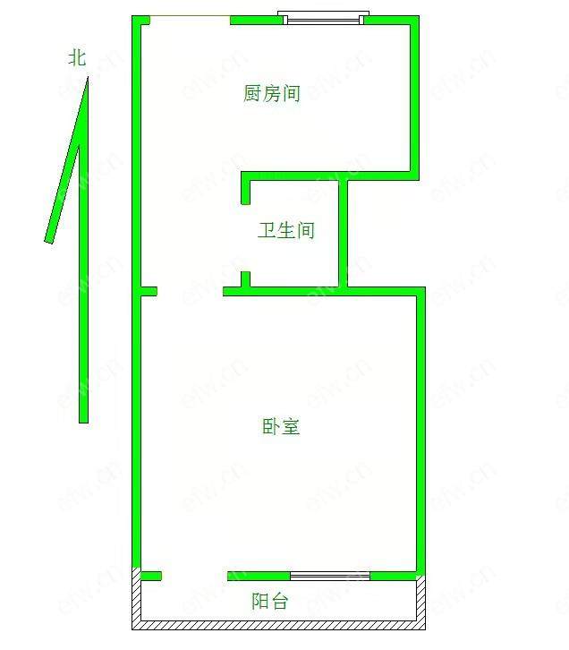 中桥二村 1室0厅