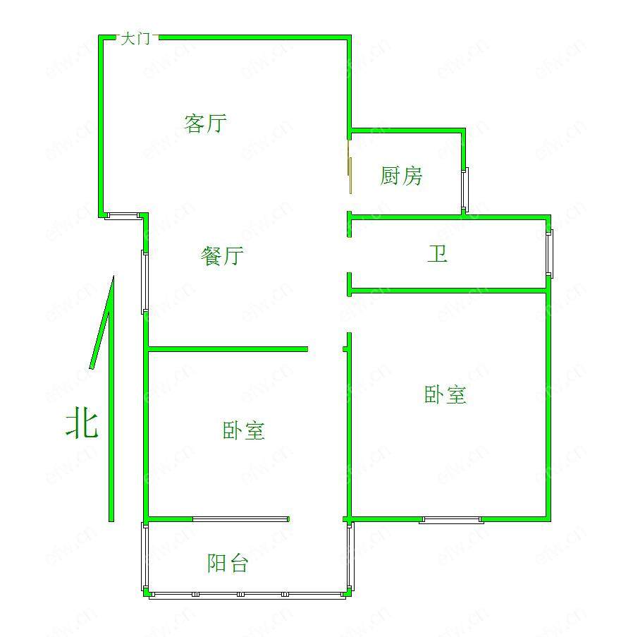新江南花园 2室2厅