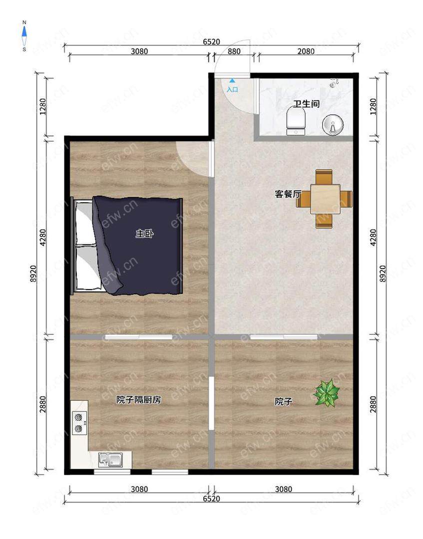 惠峰新村 1室1厅