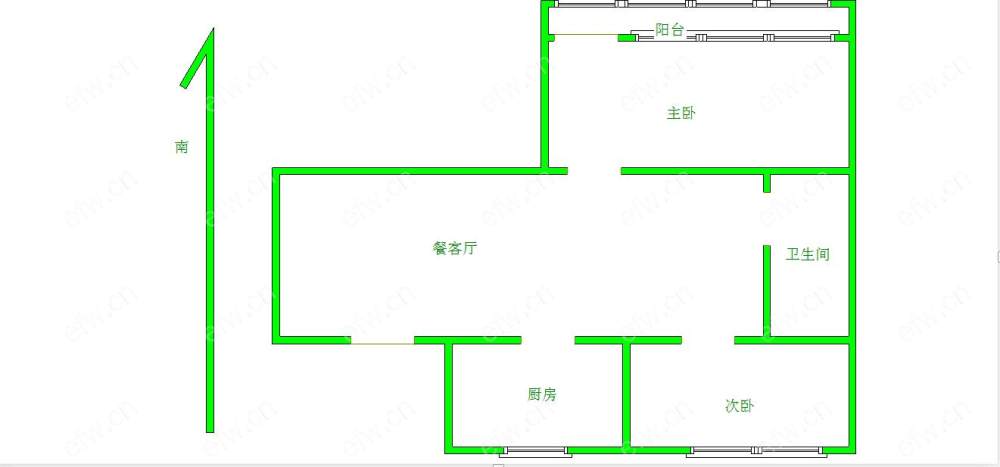 荷叶新村  2室1厅
