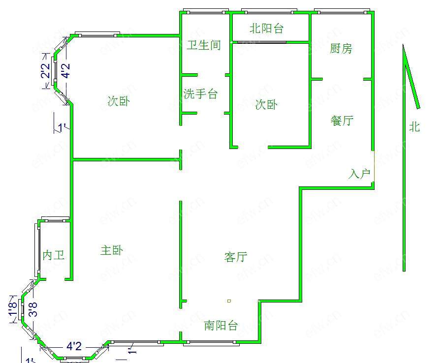 华夏清水湾 3室2厅