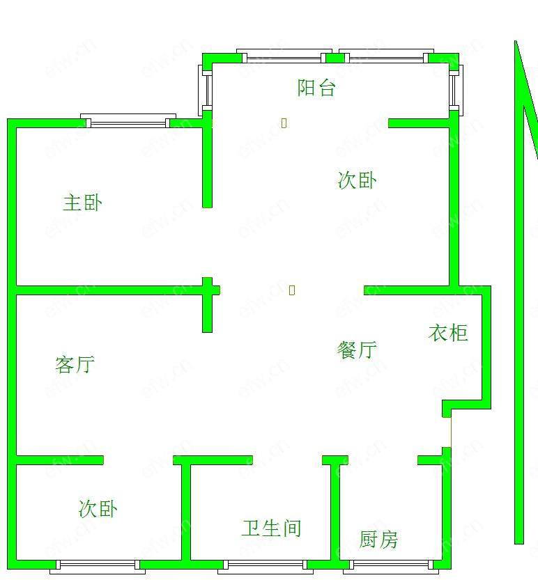 中桥三村 3室2厅...