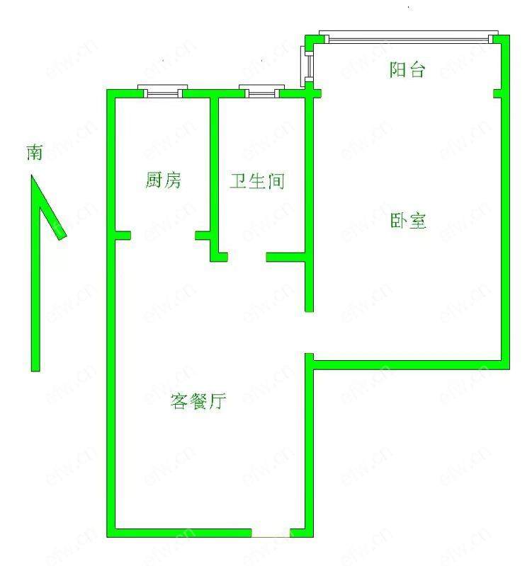 东河头巷 1室1厅